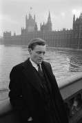 Anthony Wedgewood  Benn outside Parliament. 1962.